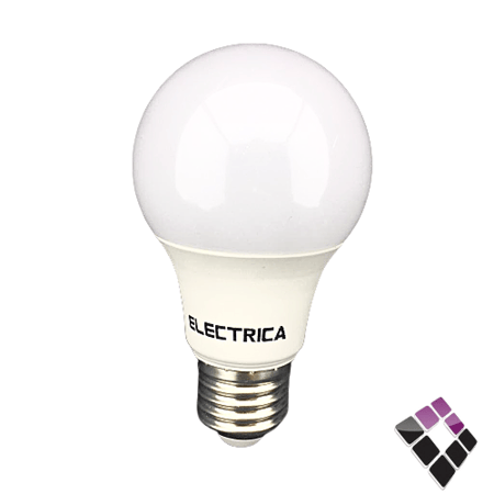 لمبة LED كروي بلاستك مثلج ELECTRICA صيني E27 إضاءة أصفر 7W
