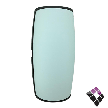 كشاف سور LED خارجي HIGH STARS وتر بروف جرم بلاستيك أسود مستطيل عريض إضاءة أصفر 30W