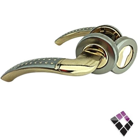 يد كالون DALI صيني زنك متحرك مفصول لون ذهبي + فضي فاتح م/ نقاط رقم Y110/S/SN/GP