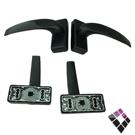 يد كيلون باب المنيوم KANA يني لون أسود رقم KA-61301-BLACK