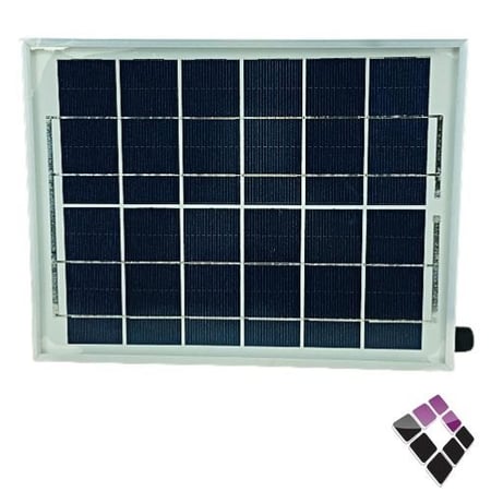 كشاف كوبس خارجي LED على الطاقة الشمسية AL RAED AL ARABI الرائد مع ريموت إضاءة أبيض 25W رقم RAC2102