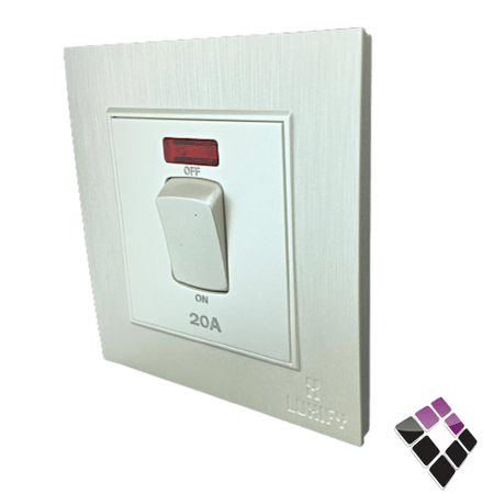 مفتاح سخان LUXIFY صيني لون لؤلؤي T5324 رقم 25000019