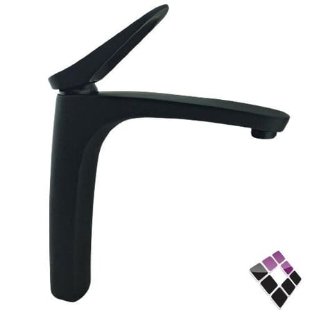 خلاط مغسلة 1خرم أتمتك عالي 28 سم QUALITY صيني أسود مسكة موديل اليخت رقم 1001001002BLACK