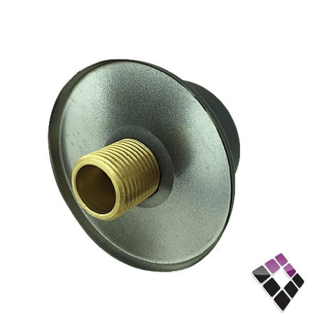 كوع مشبك شطاف + سماعة خلاط دفن مخفي لون أسود دائري BANERY الماني YB01