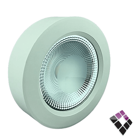 كشاف خارجي LED لطش عدسة SMD شفاف هجين NEW POWER صيني إضاءة كريمي 4000K مقاس 8" 30W...رقم الصنف (235313802)