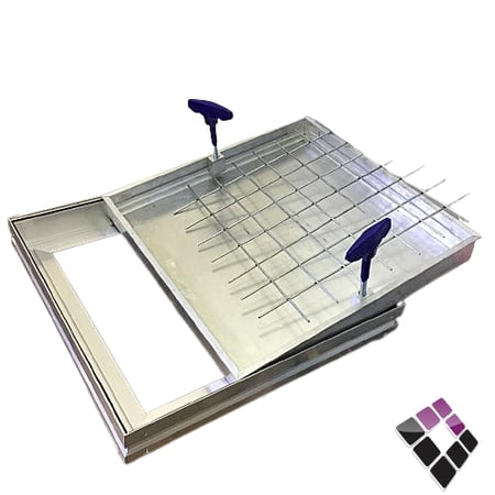 غطاء تفتيش المنيوم ثقيل ربيتال عمق 5سم 40×40***.