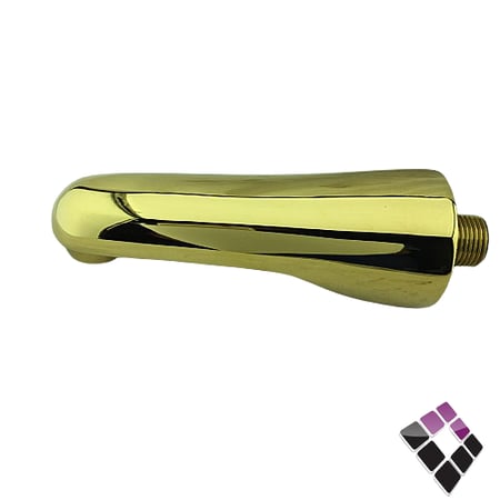 صباب ماء خلاط دش دفن مخفي نحاس مطلي لون ذهبي دائري مخرج 1 خط اوريسا ORISA صيني رقم 50027