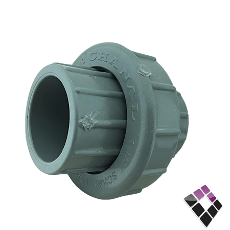 شد وصل بلاستيك رمادي ضغط 80 حار CPVC شانيل 1.1/4"