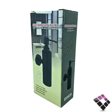 صيانة صابون سائل ضغط فوق مدور أستيل لون أسود ORISA صيني رقم 60218