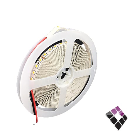 شريط STRIP زينة ليد NEW POWER صيني 24 فوت 60 لمبة بالمتر 27W إضاءة أصفر 3000K رقم 8MM-60P-2835...رقم الصنف (2510301)