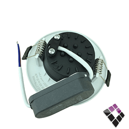 كشاف LED اسبوت داخلي عدسة COB إضاءة 3000K أصفر 7سم همر HUMMER صيني جرم أبيض 7W رقم HU16636