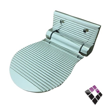 مسند حاملة قدم للوضوء ORISA صيني لون فضي رقم M150-SILVER