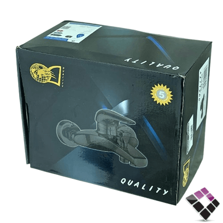 خلاط دش أتمتك QUALITY صيني لون أسود مسكة بيضاوية ناعمة + لي و سماعة كبيرة 30192000***