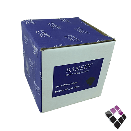 كوع مشبك شطاف + سماعة خلاط دفن مخفي لون أسود دائري BANERY الماني YB01