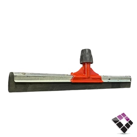 ماسحة بلاط  سوري حديد + بلاستيك لون أحمر قلويز 45 سم بدون عصا