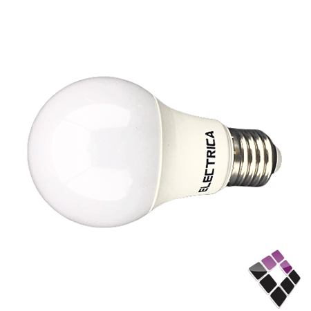 لمبة LED كروي بلاستك مثلج ELECTRICA صيني E27 إضاءة أصفر 7W