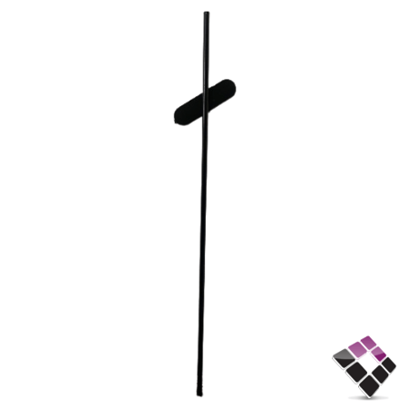 أبلك جدار لطش داخلي LED ديكور همر HUMMER موديل أنبوب جرم أسود 100 سم إضاءة أصفر رقم WA-B5047/1000