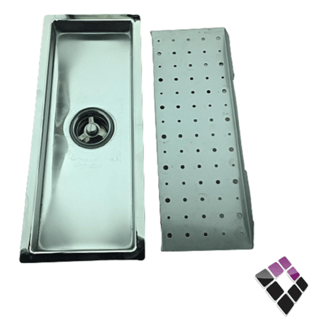 صفاية استيل شبك نقاط مستطيل سلفر SILVER صيني رقم G13D مقاس 30.5 ×12.