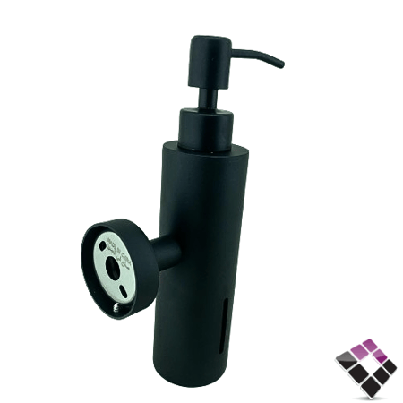 صيانة صابون سائل ضغط فوق مدور أستيل لون أسود ORISA صيني رقم 60218