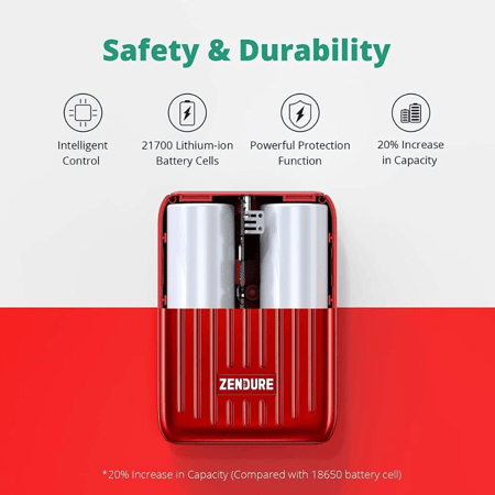 شاحن متنقل زندور سوبر 10000mah PD MINI