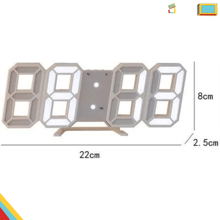 ساعة رقمية LED |  بطارية ويو اس بي