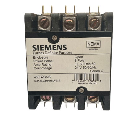 Siemens Contactor 3Pole 50-60 24V