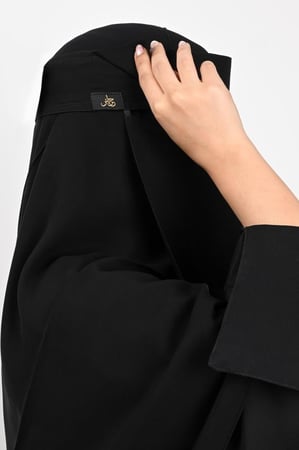 نقاب حرائر مطاطين بردة ربط