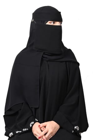 نقاب مطاط مائل ببطانة حرير