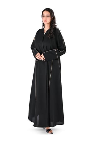 عباية كلوش بقيطان بني