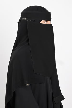 نقاب حرائر مطاطين  ربط