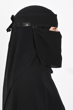 نقاب حرائر مطاطين  ربط