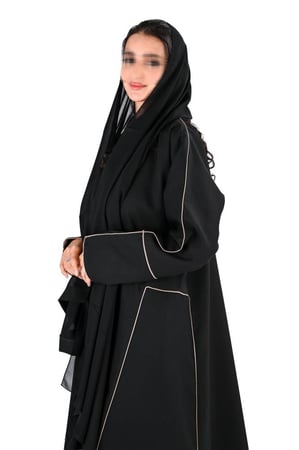 عباية كلوش بقيطان بني