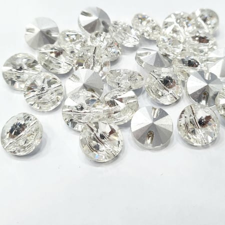 ازارير كريستال مدور  مقاس 14 ملم