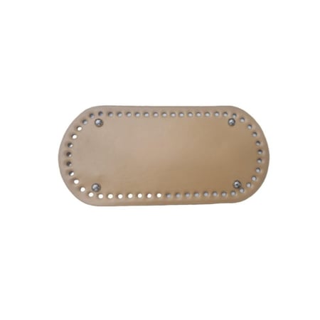 قاعدة جلد شنطه مستطيلة 25×12 سم
