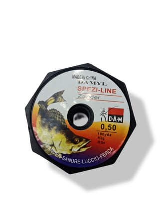 خيط وتر نايلون شفاف مقاس 0.50mm اللفه 100 يارده