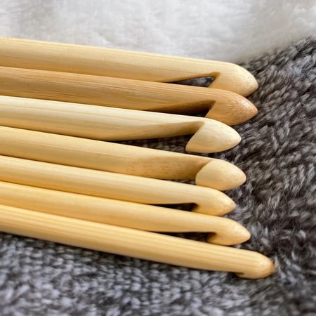 طقم سنارات كروشيه خشبية