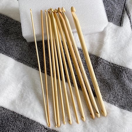 طقم سنارات كروشيه خشبية