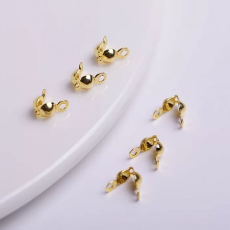 مشبك نهاية الخيط فم السمكه للاساور والإكسسوارات والمسابح