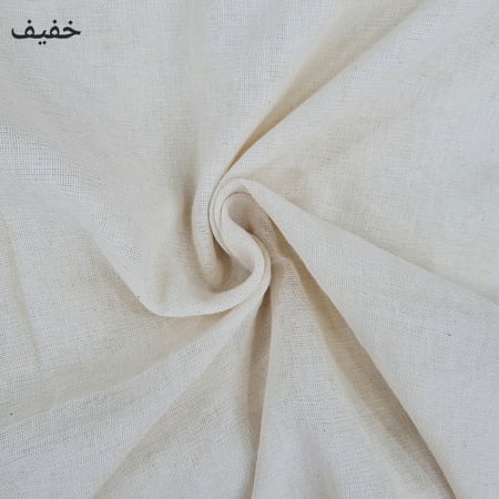 قماش دمور دوت قطن طبيعي خفيف