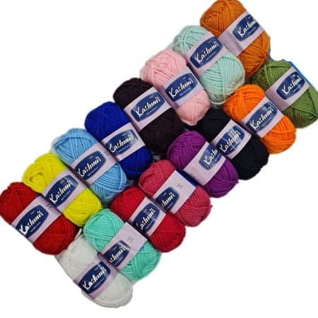 خيط صوف كشمير ١٦ لفه ملون