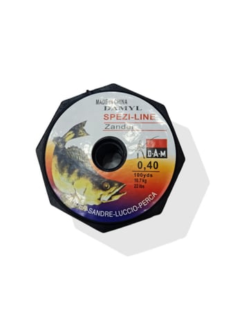 خيط وتر نايلون شفاف مقاس 0.40mm اللفه 100 يارده