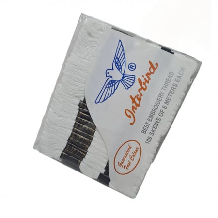 خيوط تطريز مولينيه شد 100 حبه