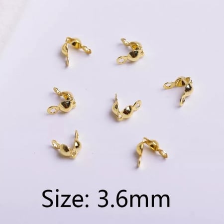 مشبك نهاية الخيط فم السمكه للاساور والإكسسوارات والمسابح