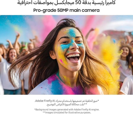 جوال سامسونج جالاكسي A06 – سعة 128 جيجابايت، لون أسود – إصدار رسمي للمملكة العربية السعودية