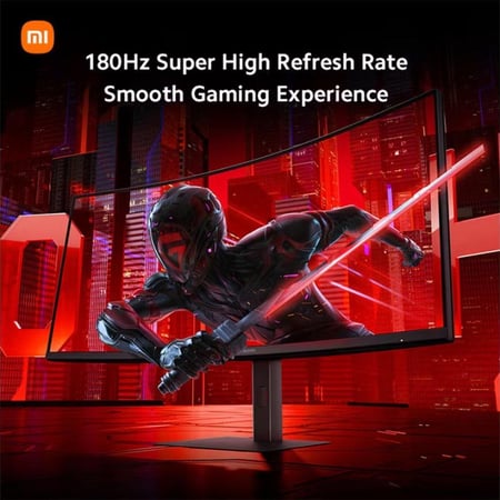 شاشة شاومي منحنية للألعاب LED مقاس 34 بوصة - Mi Curved Gaming Monitor 34” WQHD (Mi 34WQ E)
