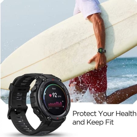 ساعة ذكية أمازفيت تي - ريكس برو - أزرق