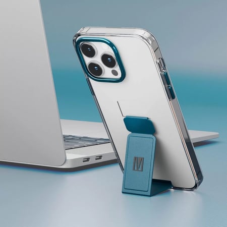 ليفيلو كفر حماية خلفي شفاف لهاتف آيفون 14 برو – أزرق