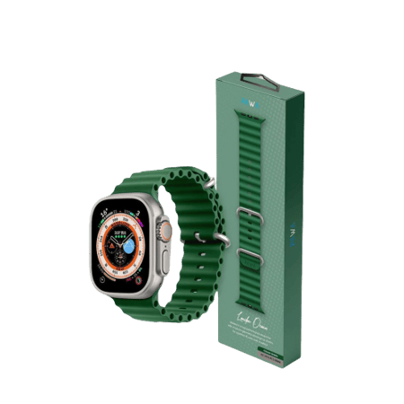 باوا - سوار ساعة أبل ربل متوافق مع مقاس 42 / 44 / 45 / 49 ملم