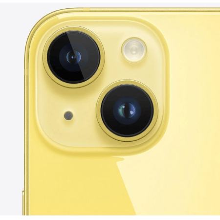 ابل ايفون 14 سعة 128 جيجابايت الجيل الخامس 5G - اصفر