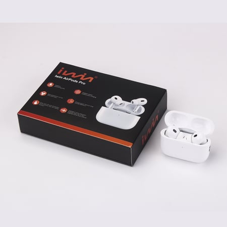سماعة ايربودز برو مانعه للضوضاء من iwin - أبيض